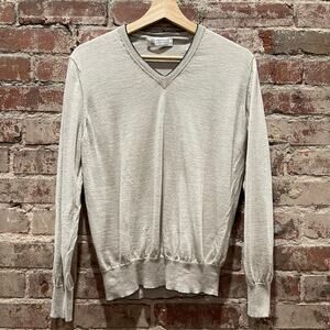 Brunello Cucinelli Cashmere Silk V-Neck Sweater Size Small